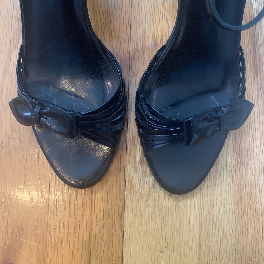 Coach Joelle Black Sandal 85MM - Picture 3 of 6